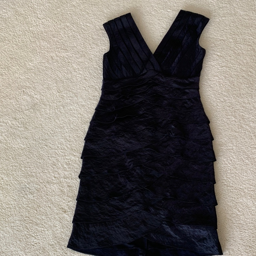 Adrianna Papell black cocktail dress